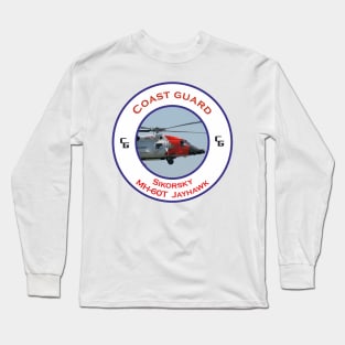 US Coastguard search and rescue Helicopter, Long Sleeve T-Shirt